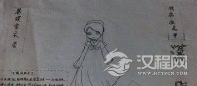 汉服知识手抄报欣赏