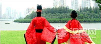 美到极致的汉服婚礼图片欣赏