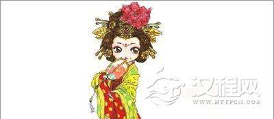 汉服图片大全，汉服手绘图片