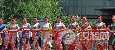 南京旗袍文化节欣赏图片，南京旗袍文化节现场图片精选