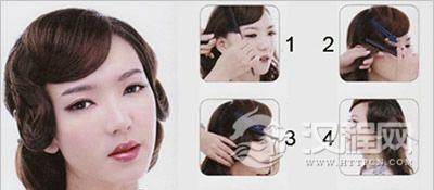 旗袍发型图片，适合旗袍的发型图片