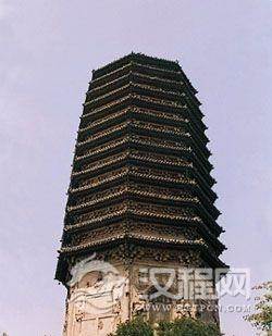 浙江灵鹫寺单檐塔