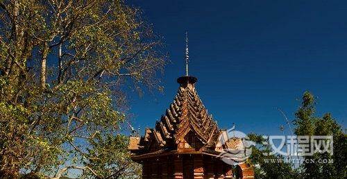 傣族景真八角亭的历史起源是什么？傣族景真八角亭结构简介