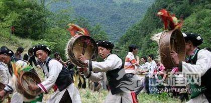 羊皮鼓舞，羌族最古老的舞蹈