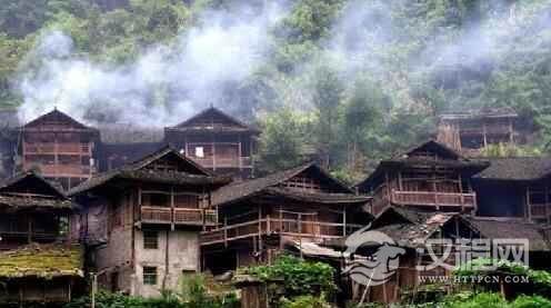 土家族吊脚楼土家族的吊脚楼有什么传说