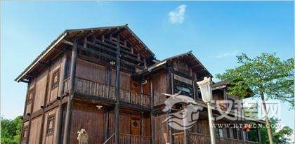 瑶族建筑特点，多采用‘人’字形棚居