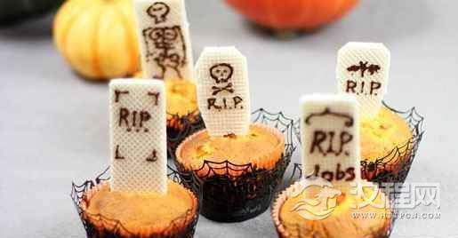 万圣节美食：搞怪南瓜麦芬