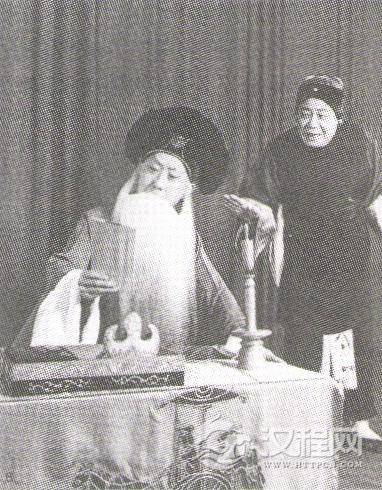 京剧《四进士》马连良饰宋士杰、马富禄饰万氏