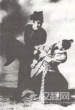 《狮子楼》李万春饰武松、毛庆来饰西门庆