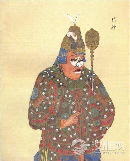 《普天乐》门神