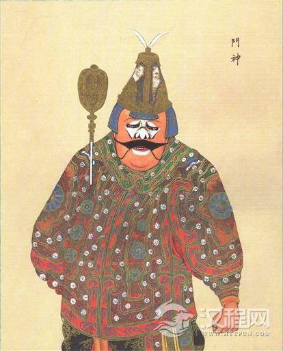 《普天乐》门神