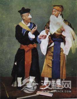 《扫松下书》周信芳饰张广才、周五宝饰李旺