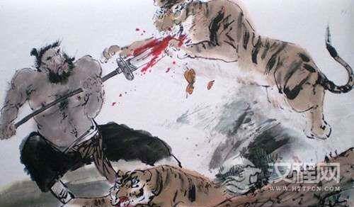 李逵沂岭杀四虎故事简介