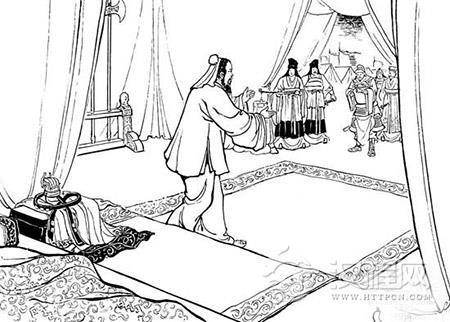 曹操起身迎接许攸的到来