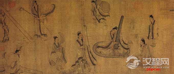 顾恺之《斫琴图》欣赏与简析