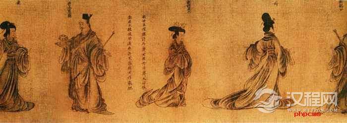 魏晋绘画名家顾恺之《列女图》欣赏