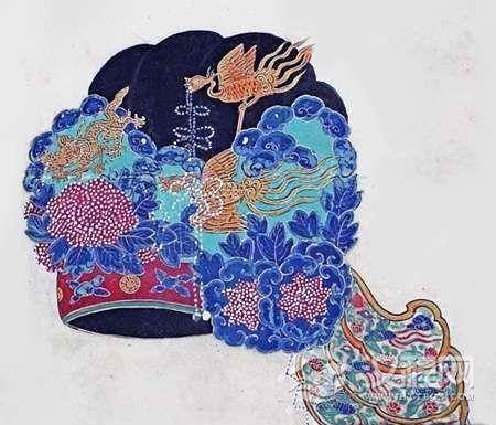 明朝服饰：明朝皇后燕居冠服