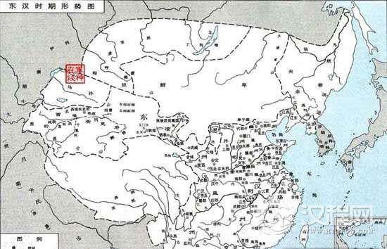 汉朝地图——中国古代汉朝地图