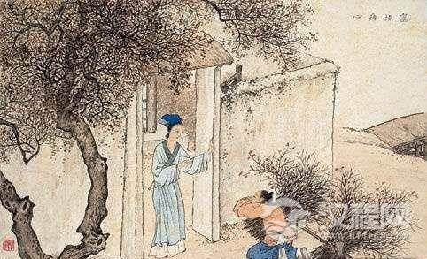 二十四孝故事：啮指痛心的故事简介