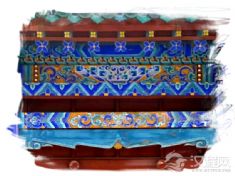 建筑彩绘（传统地仗彩画）