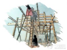 土家族吊脚楼营造技艺