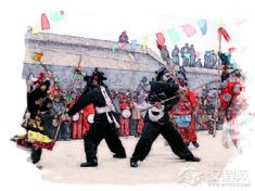 民间社火（桃林坪花脸社火、永年抬花桌、本溪社火、义县社火、朝阳社火、浚县民间社火、洋县悬台社火）