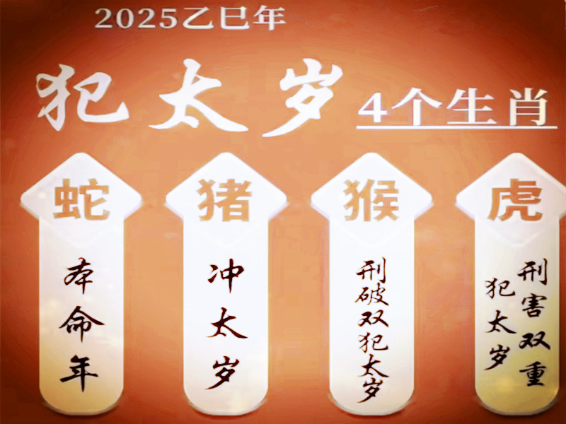 犯太岁，宜早化解!
