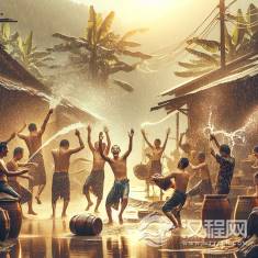 傣族泼水节，欢乐与祝福的洗礼