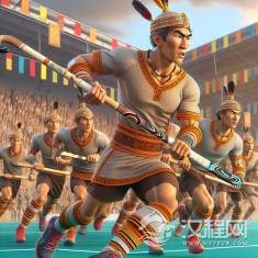 达斡尔族曲棍球竞技探秘