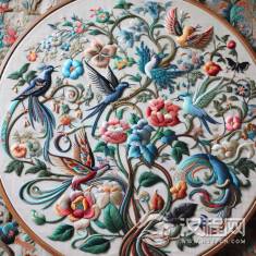 刺绣技艺中的针法与图案设计