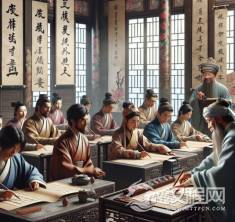 古代四大教育体系如何共同推动教育普及？