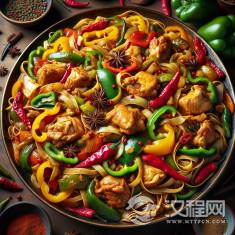 新疆大盘鸡的独特风味与做法