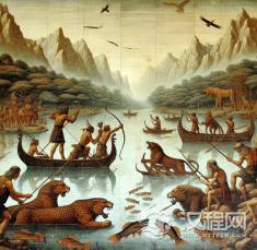 穿越时空，探寻古代狩猎与钓鱼的演变历程