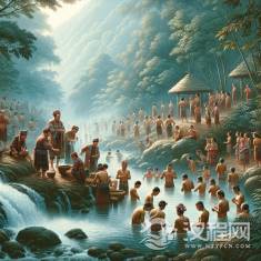 傈僳族澡塘会的洗浴文化