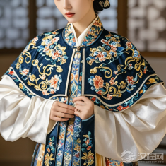 汉服中的云肩：起源、款式与文化意义