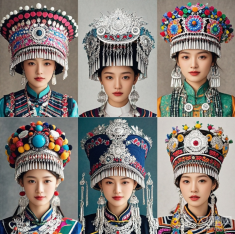 少数民族头饰的多样性与文化象征