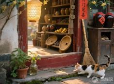 门槛下的铜钱阵真能招财？老字号商铺风水布局探秘