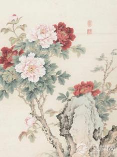 工笔没骨画法画出会呼吸的牡丹