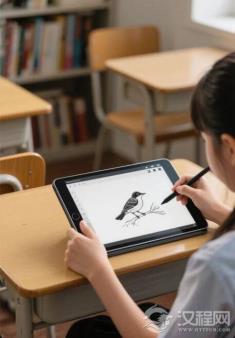 用平板画水墨风花鸟，五个实在技巧