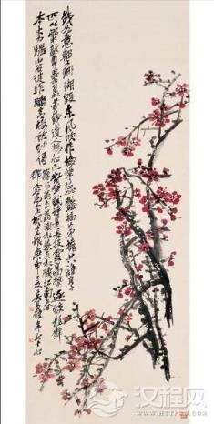 看他画的梅，为何让人觉得心里有劲？