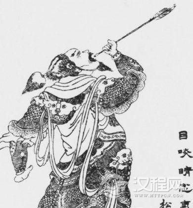 夏侯惇拔矢啖睛