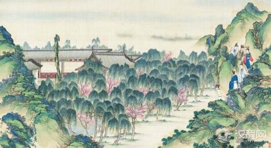 林黛玉和乾隆是什么关系？《葬花图》和《采芝图》竟然和乾隆息息相关！