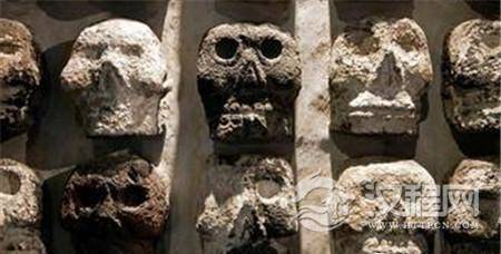 墨西哥城附近遗址现上百头骨