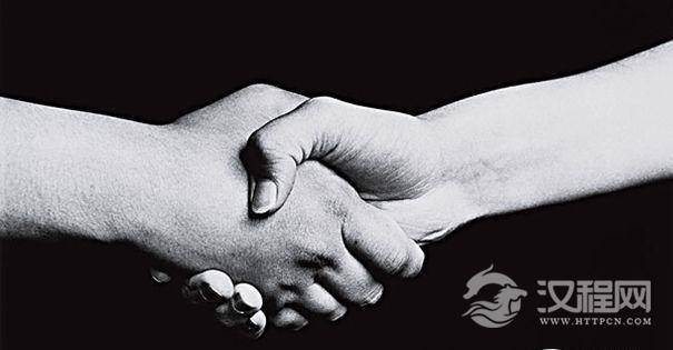 人握手的图片