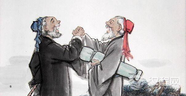 中国古代人握手