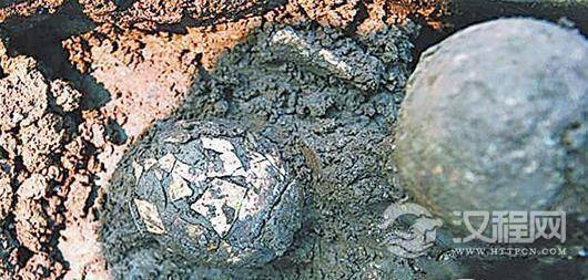 考古发现汉朝陪葬鸡蛋