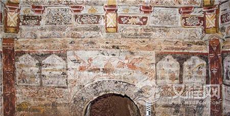山西发掘金代壁画墓