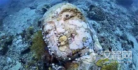 印尼海底惊现千年佛寺