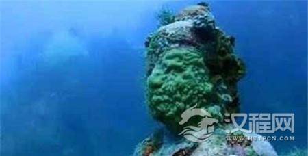 印尼海底惊现千年佛寺