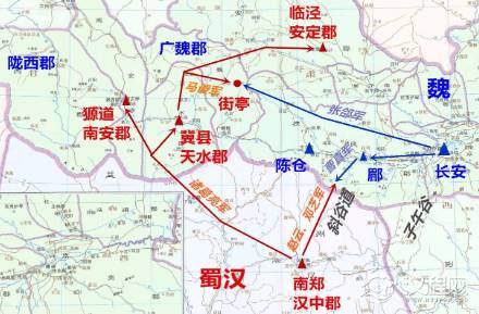 诸葛亮第一次北伐失败的地方,街亭是如今的哪里?